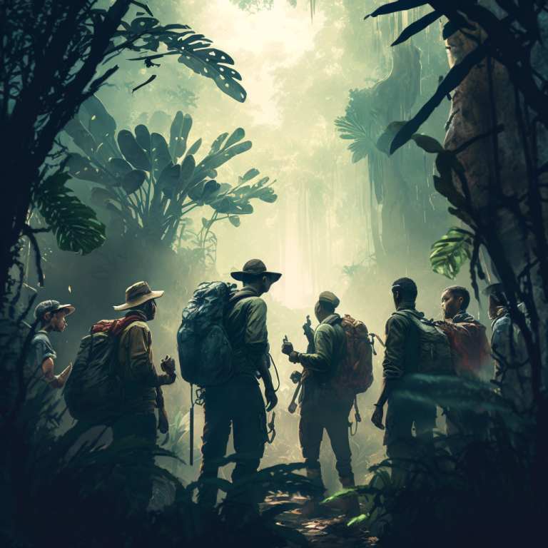 Рассказ про экспедицию в джунгли